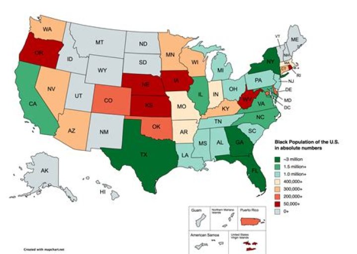 What state has the highest black population?
